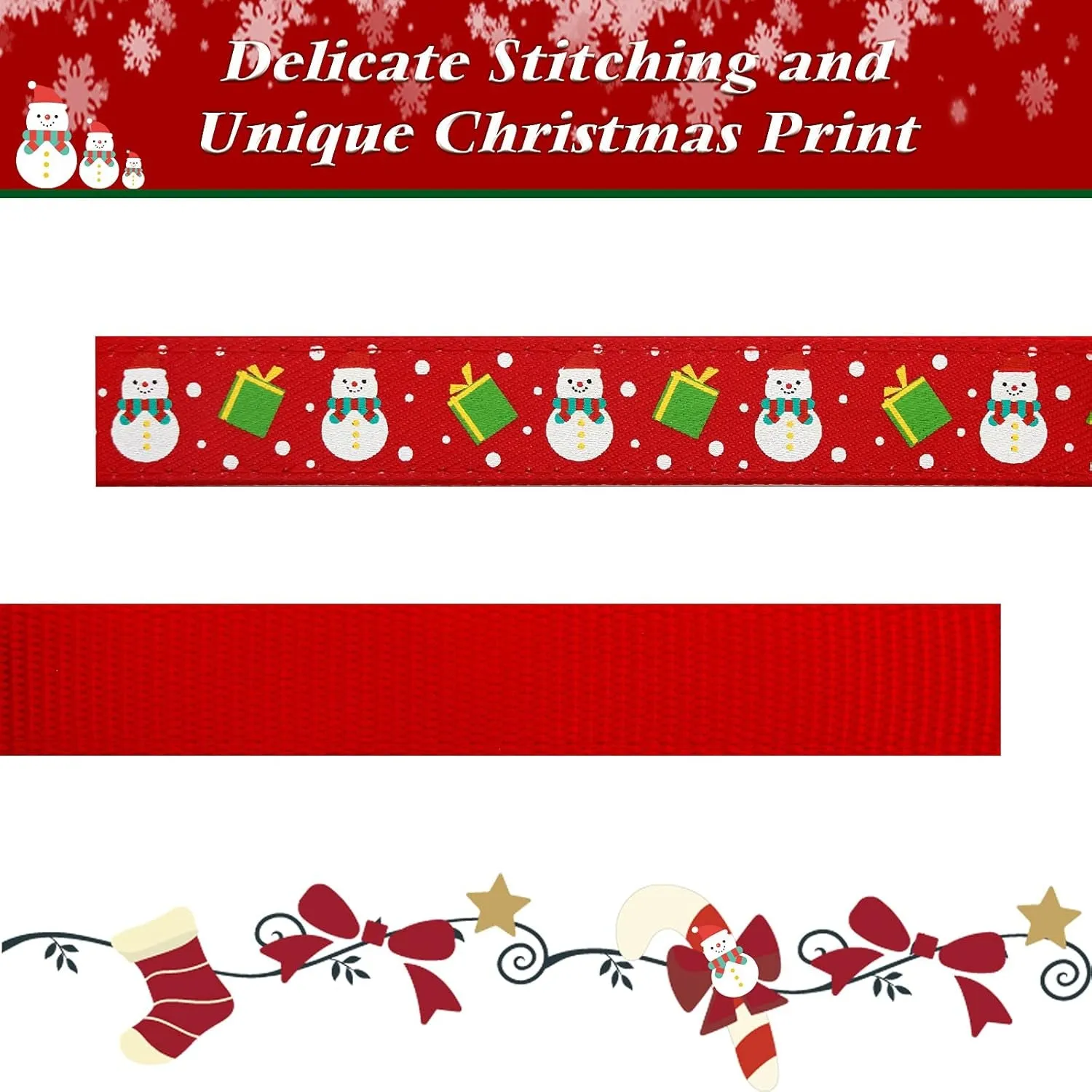 Adjustable Christmas Dog Collar  
Xmas Dog Collar with Antler Bow Tie  
Snowman Dog Collar for Medium Dogs Christmas Dog Collar Adjustable Xmas Dog Collar with Christmas Antler Bow Tie Accessories Snowman Dog Collar for Medium Dogs