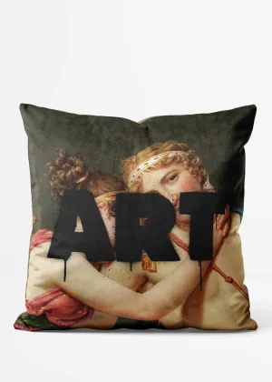 ART Black Altered Art Cushion