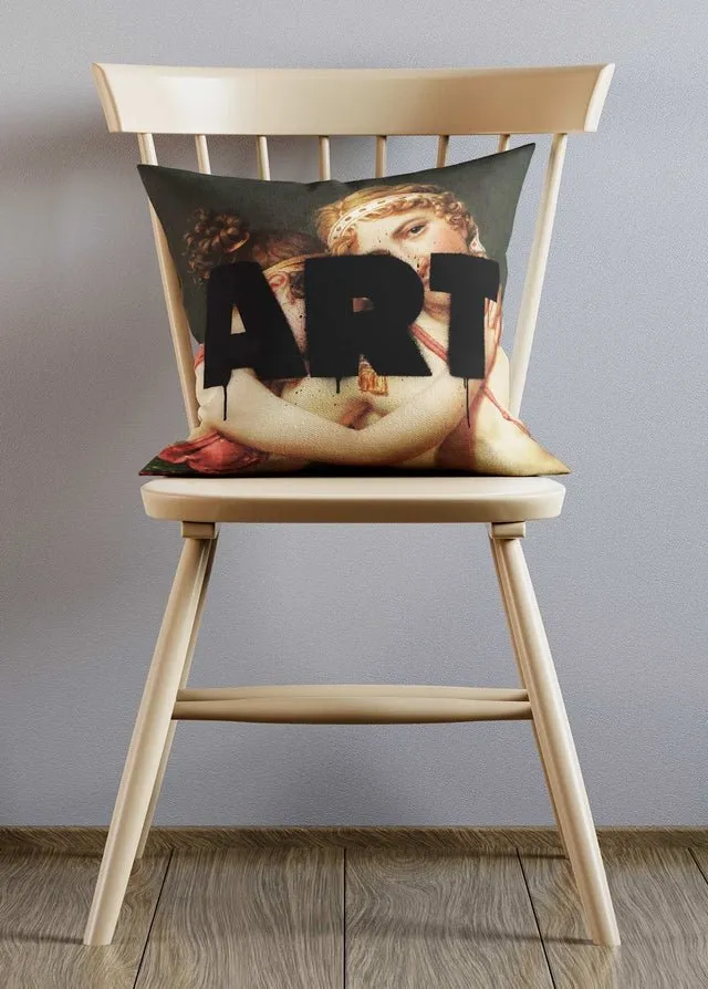 ART Black Altered Art Cushion