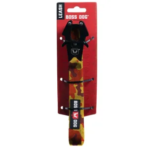 Boss Dog Tactical Dog Leash 6' x 1" Camo Orange