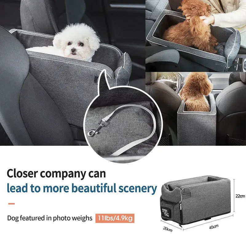 Car Pet Seat Dog Car Seat Central Control Nonslip Carriers