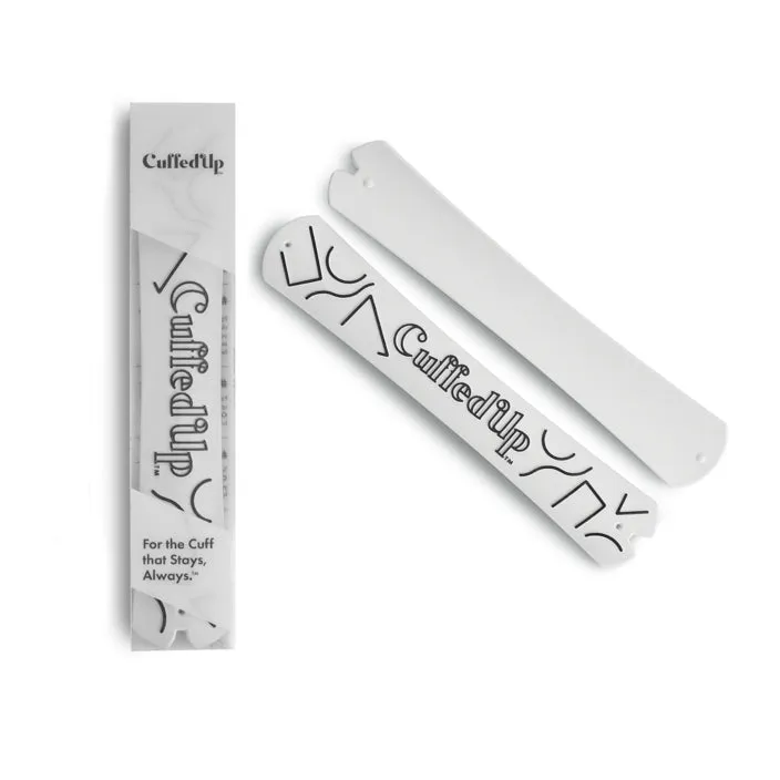 Cuffed Up Set of 2 Cuff Rolls White