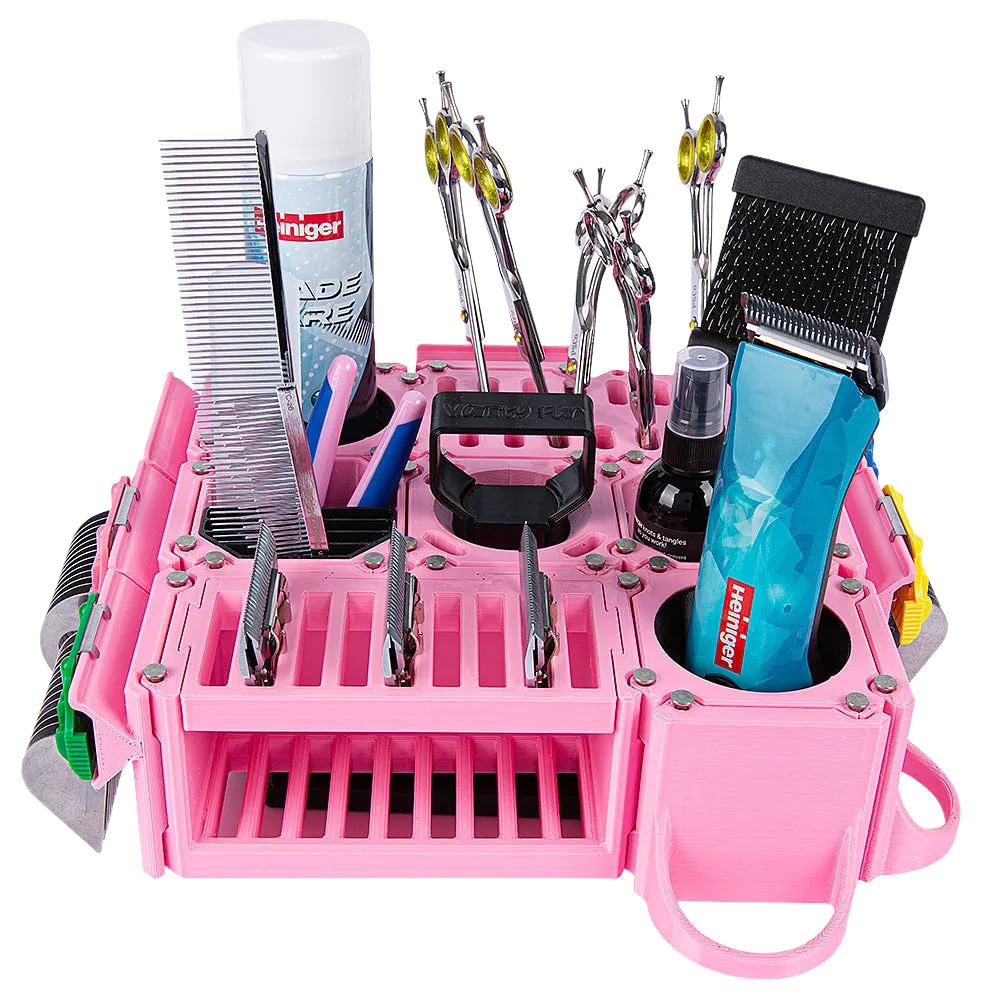 Custom Cube Tool Caddy Light Pink by Vanity Fur