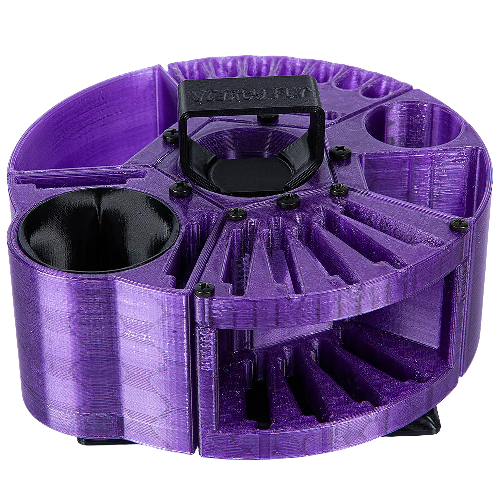 Houndabout Round Tool Caddy Jolly Purple by Vanity Fur