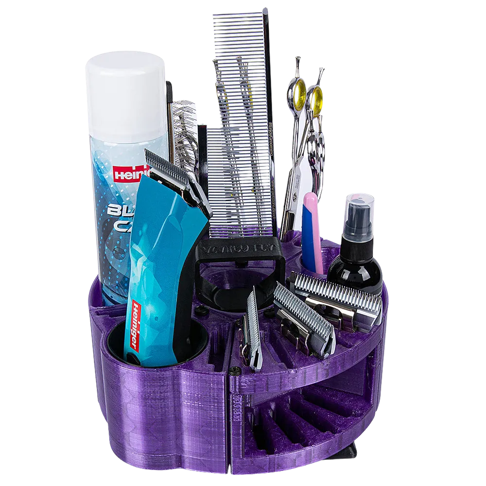 Houndabout Round Tool Caddy Jolly Purple by Vanity Fur