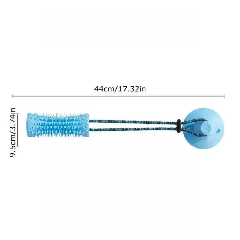 Interactive Dog Chew Ball Toys For Aggressive Chewers With Suction Cup