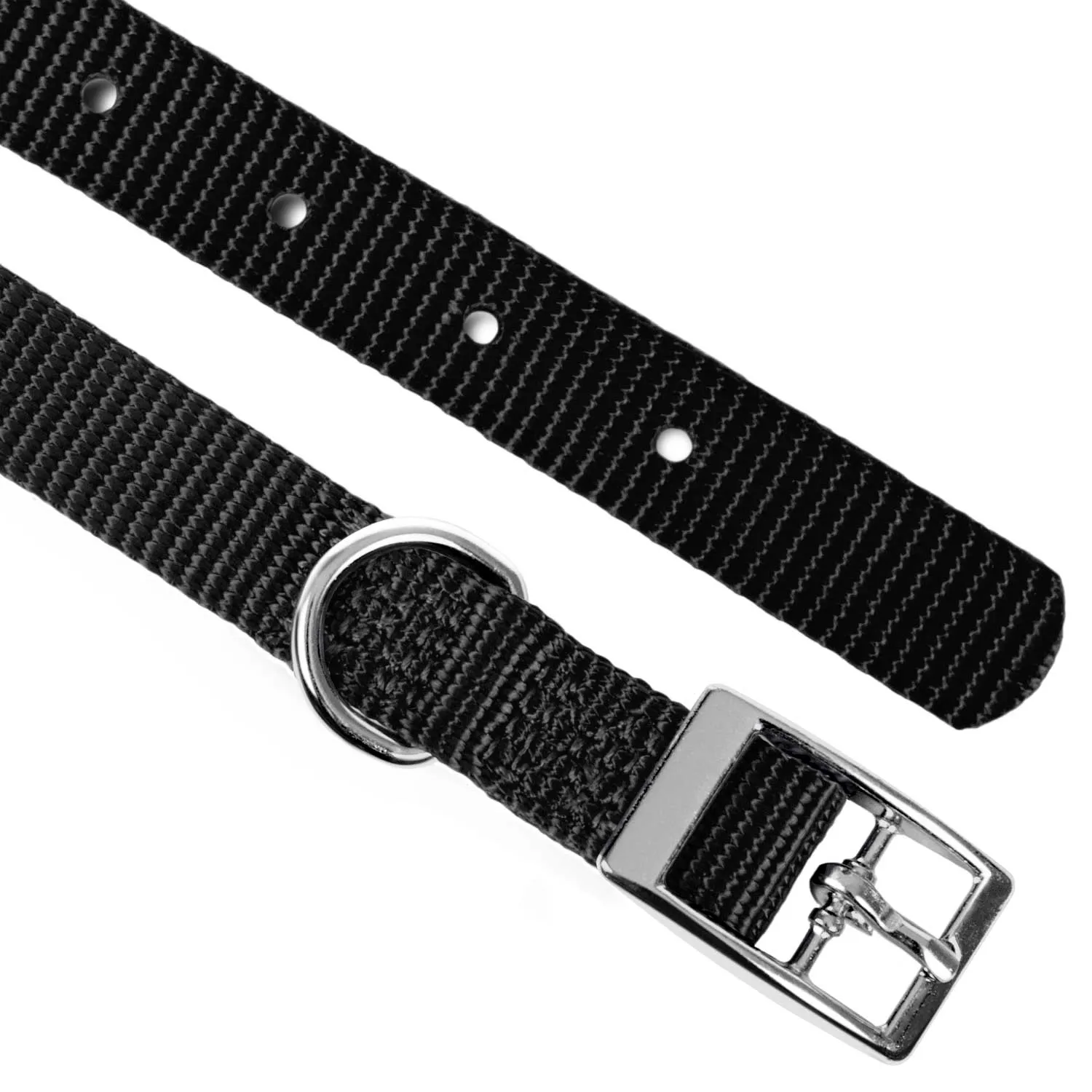 Jeffers Web Nylon Dog Collar, 5/8"W x 10"L