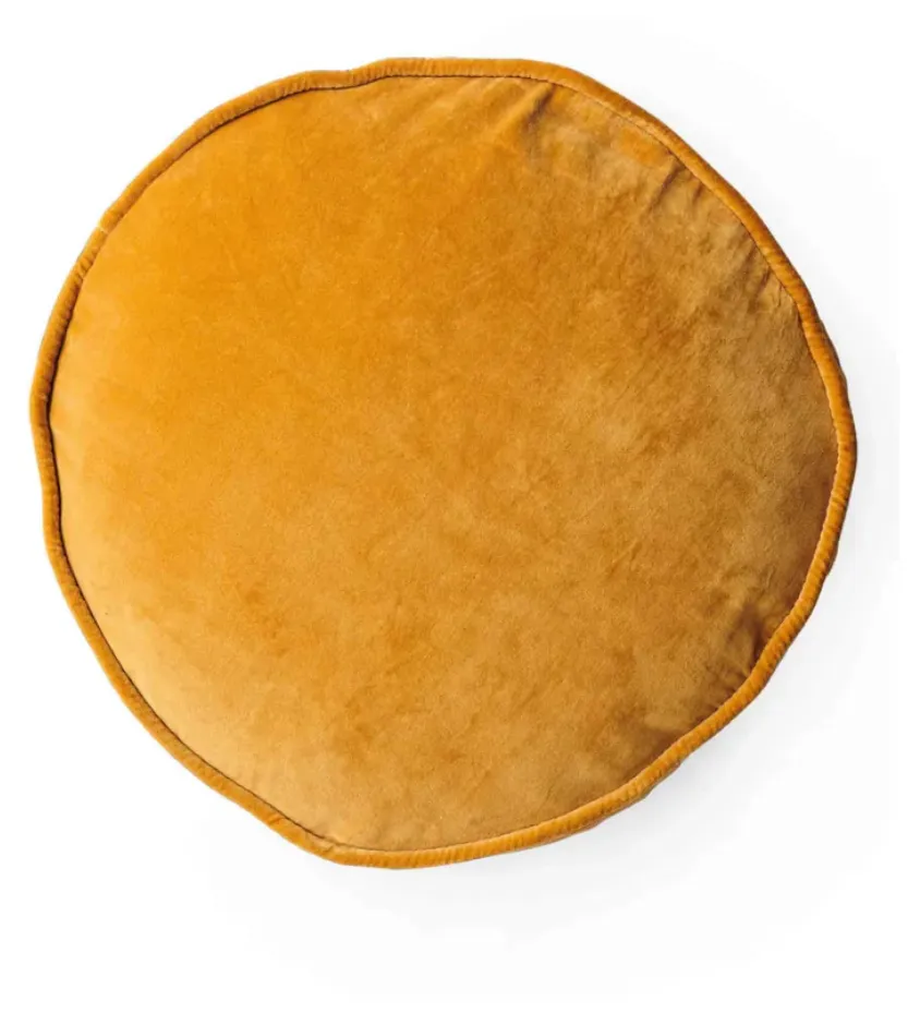 Kip & Co Pecan Velvet Pea Cushion