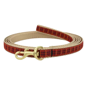 Teacup Leash | New Red Plaid
