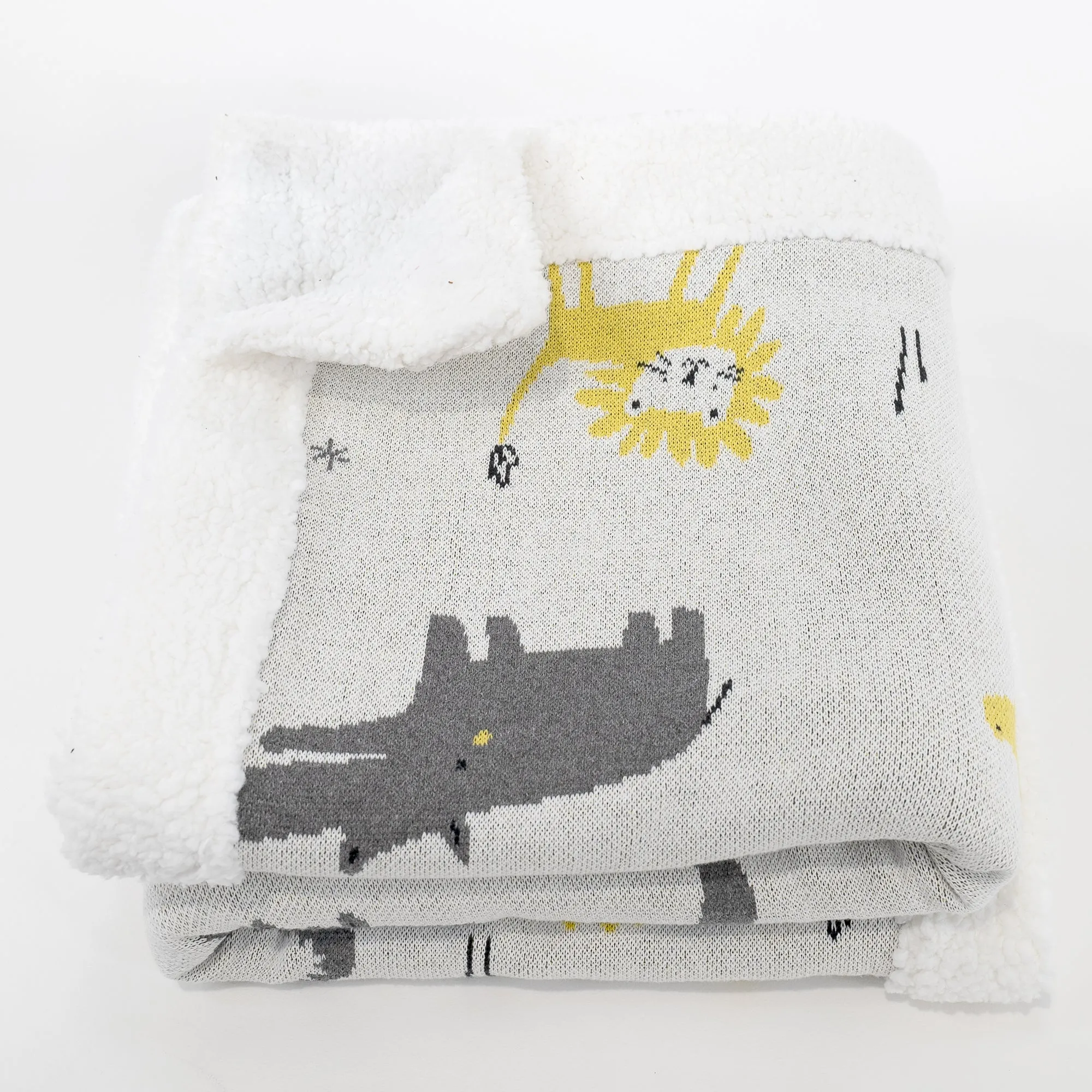 Throw / Blanket - Knitted Safari