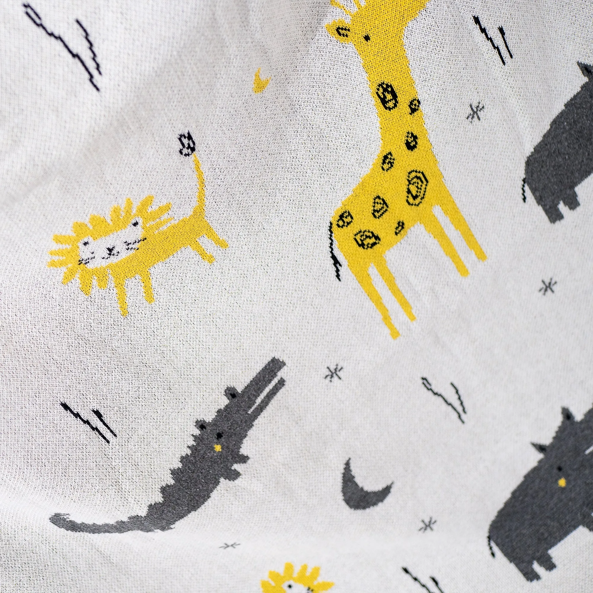 Throw / Blanket - Knitted Safari