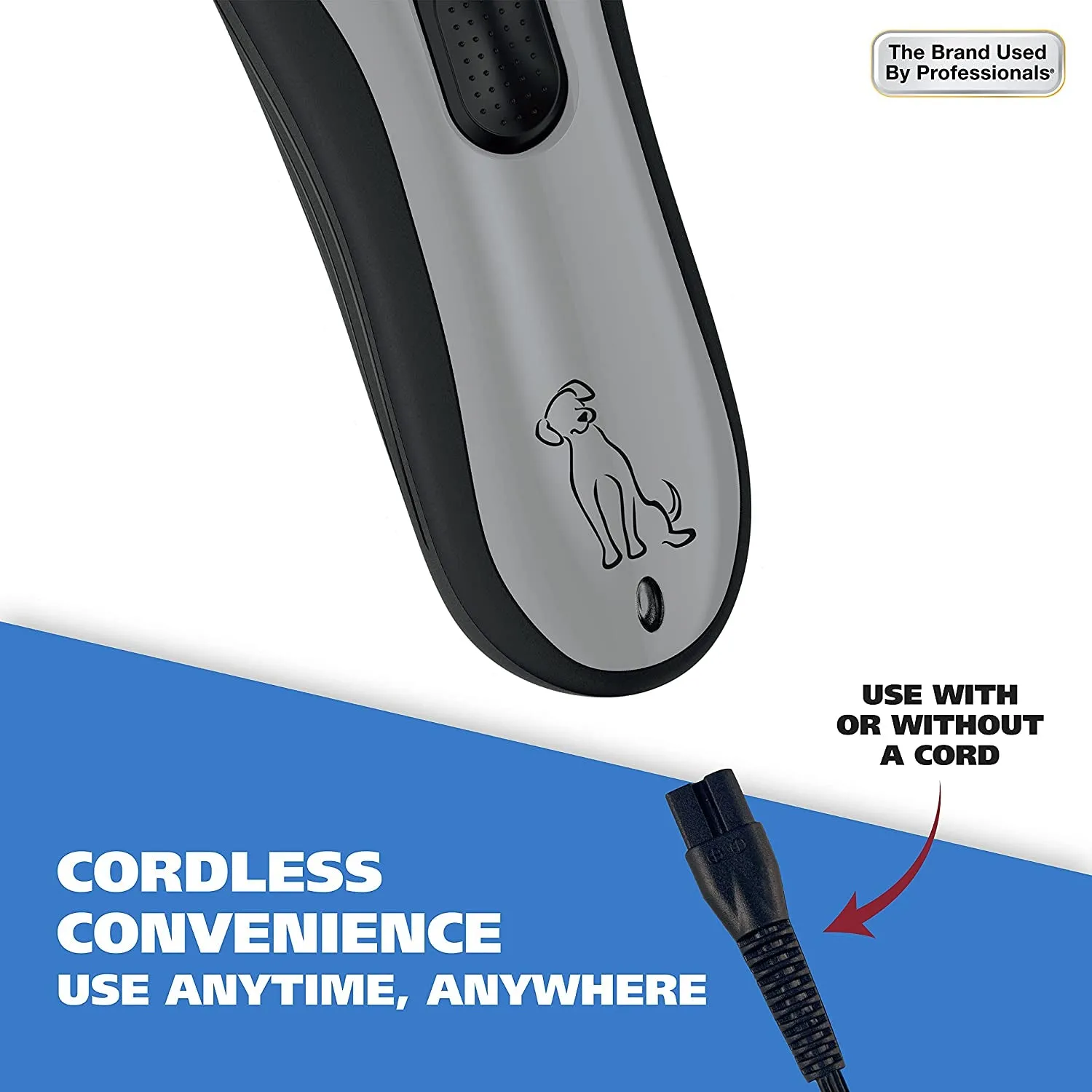 Wahl Easy Pro for Pets, Rechargeable Dog Grooming Kit – Electric Dog Clippers for Dogs & Cats with Fine to Medium Coats - Model 9549